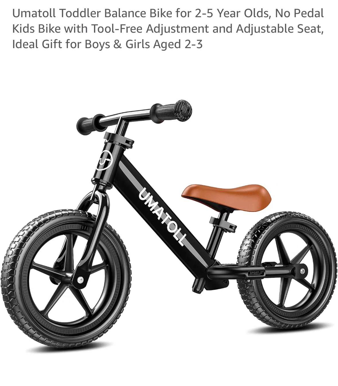 Toddler Balance Bike