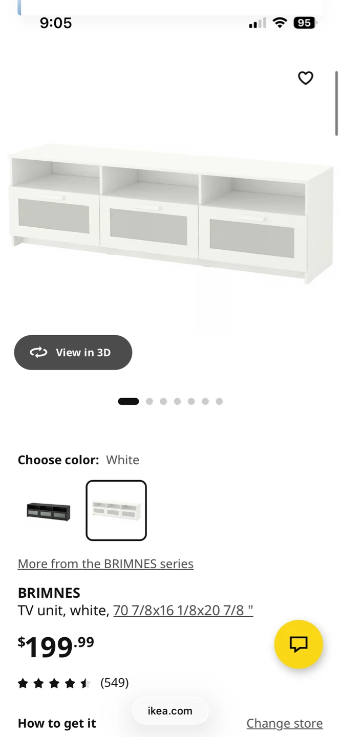 IKEA BRIMNES TV Unit - photo 2