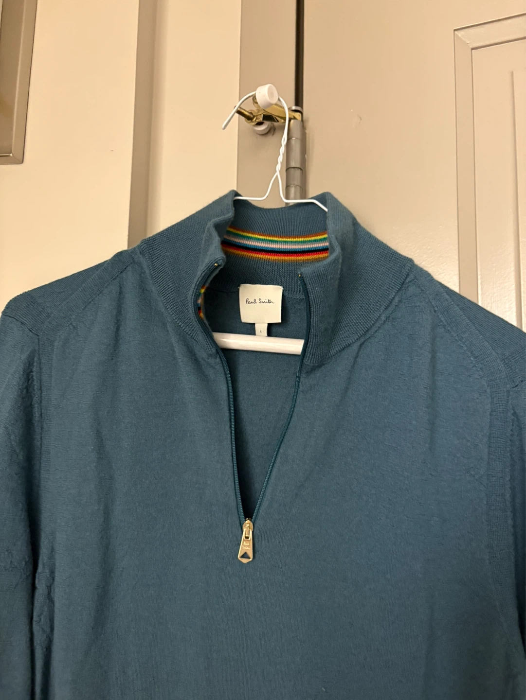 Paul Smith Men's Quarter Zip Sweater - photo 4