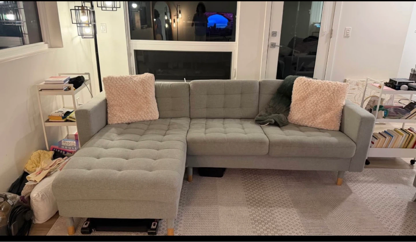 IKEA morabe sectional sofa. Mint condition