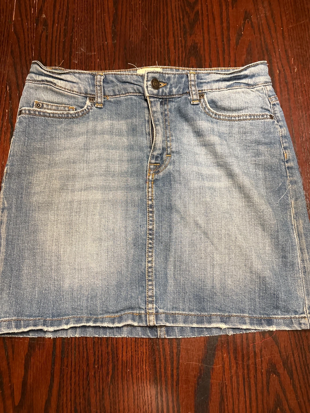 Denim Mini Skirt - photo 2
