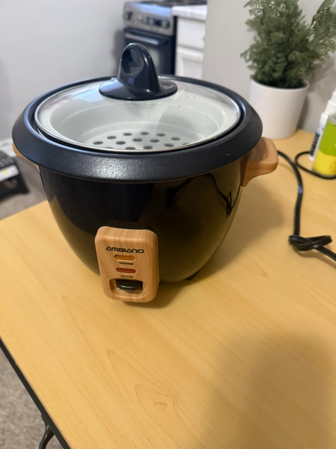 Ambiano Rice Cooker with Steamer Basket