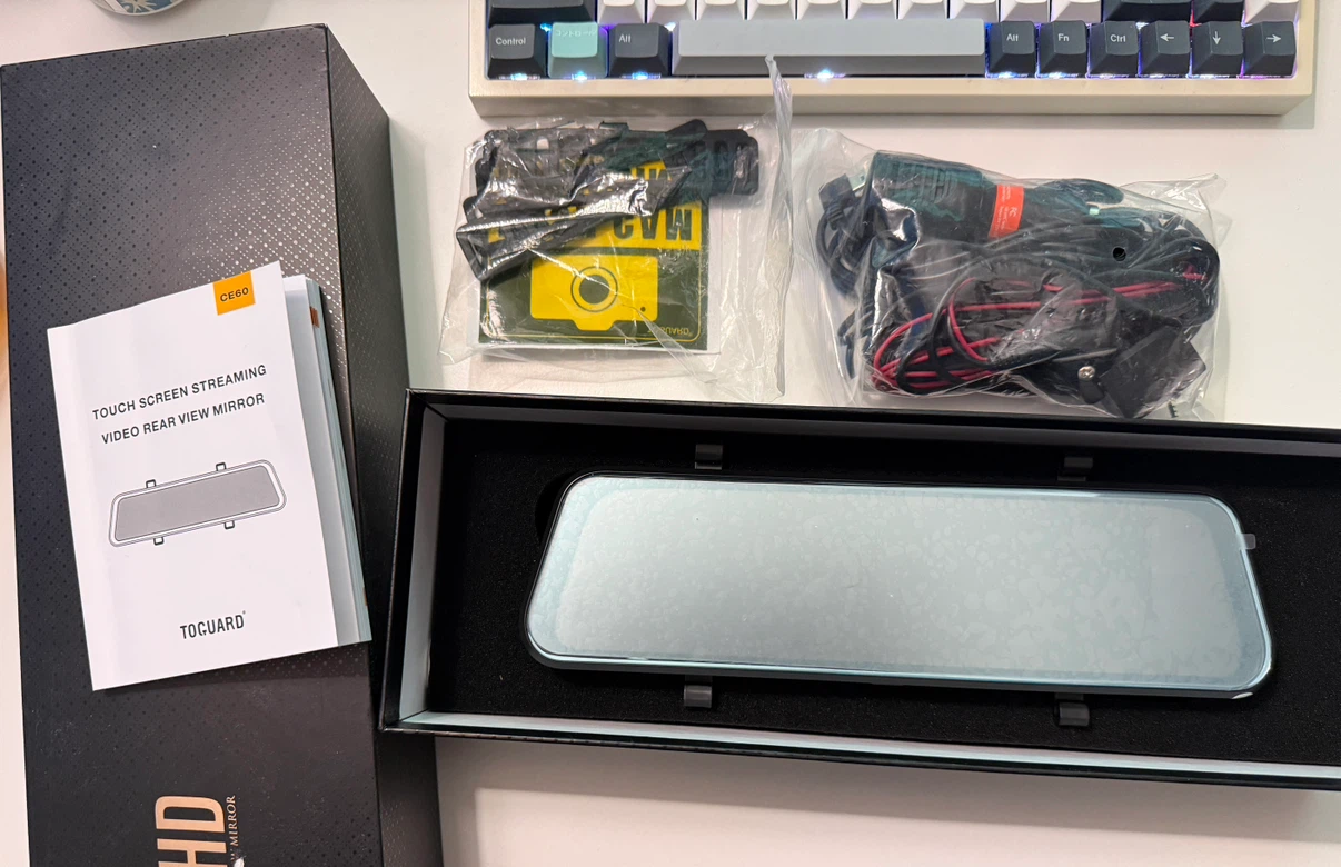 FHD Rear View Mirror - Touch Screen Streaming Video - photo 2