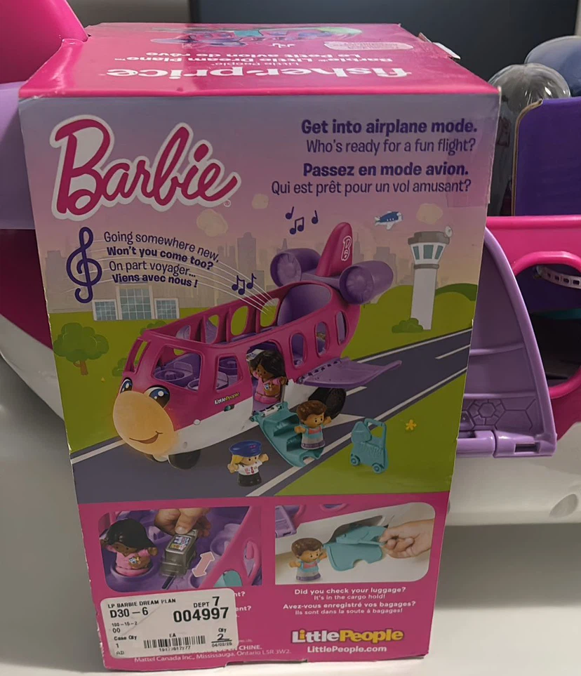 Fisher-Price Barbie Little Dream Plane Playset - photo 3
