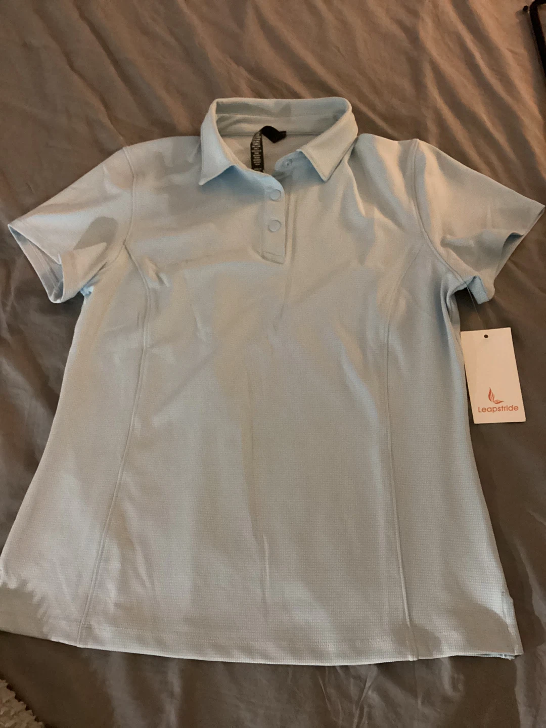New Leapstride Women's Slim-Fit Polo Shirt - Medium - photo 4