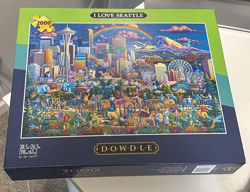 Dovvle I Love Seattle 2000 Piece Puzzle