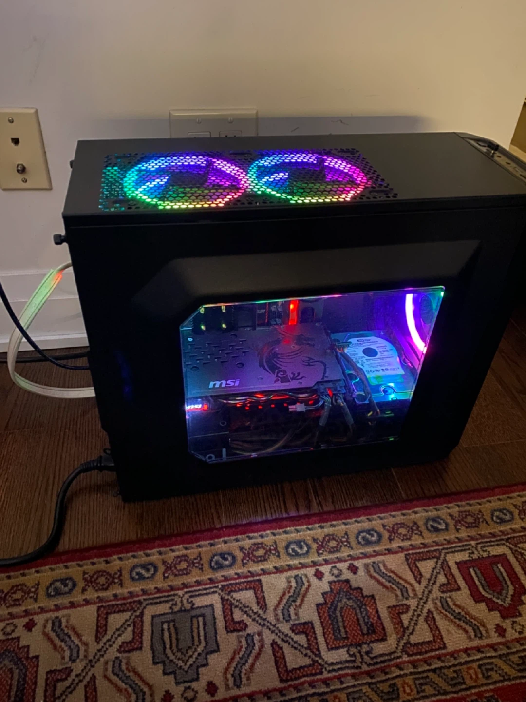 MSI Gaming PC -  i5-6600K, 8GB RAM, 466GB Storage, GTX 1070 Ti