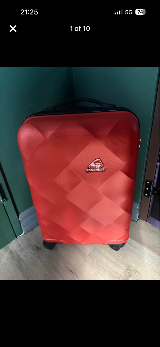 Red Samsonite Spinner Luggage