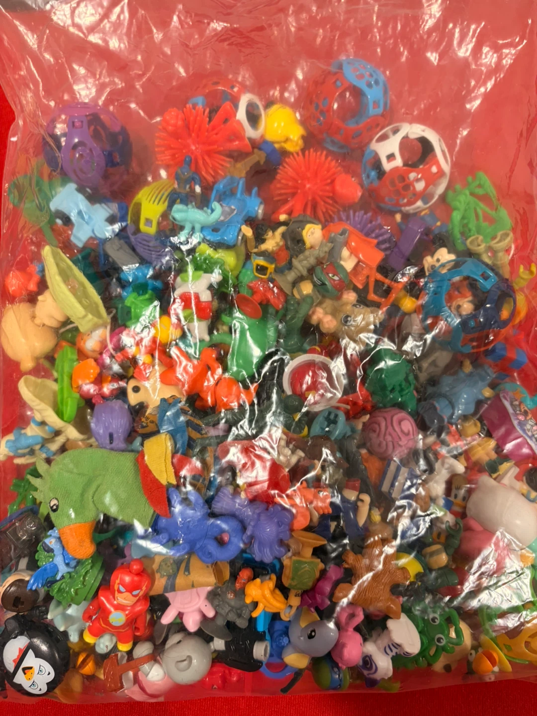 Bulk of Kinder Surprise Egg Toys and Figurines
