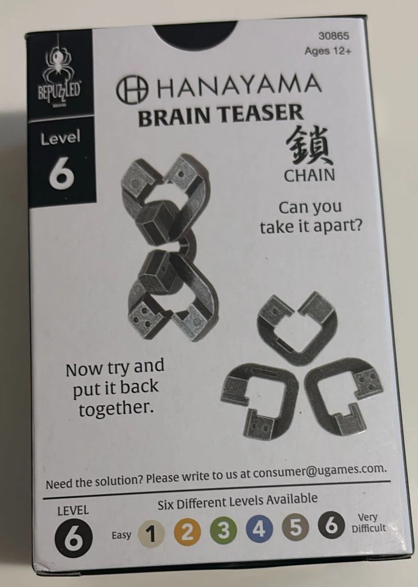 Hanayama Brain Teaser Puzzles - Level 5 Ripple - photo 3