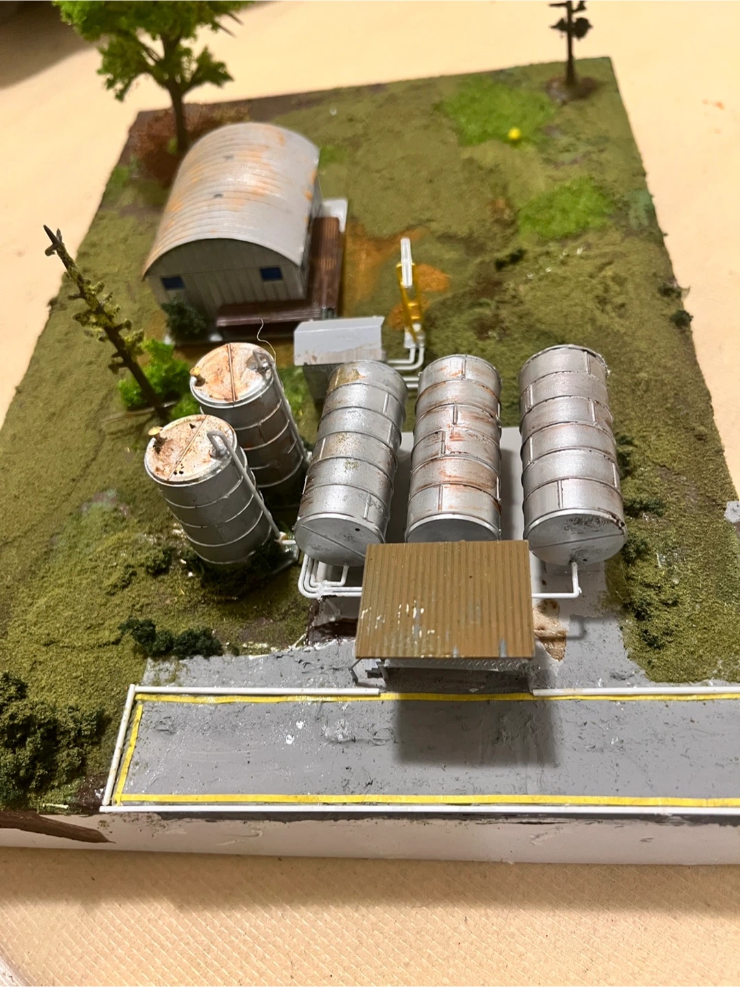 Model Industrial Site Diorama