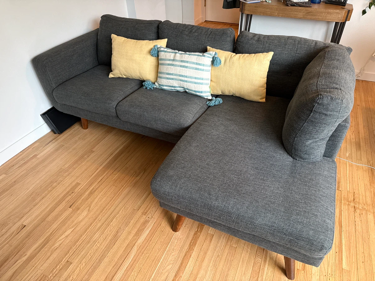 Charcoal Grey Sectional Sofa