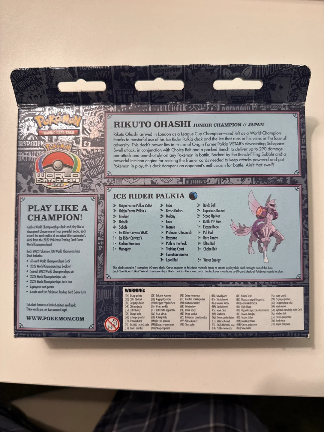 Pokémon World Championships Deck - Ice Rider Palkia - photo 2