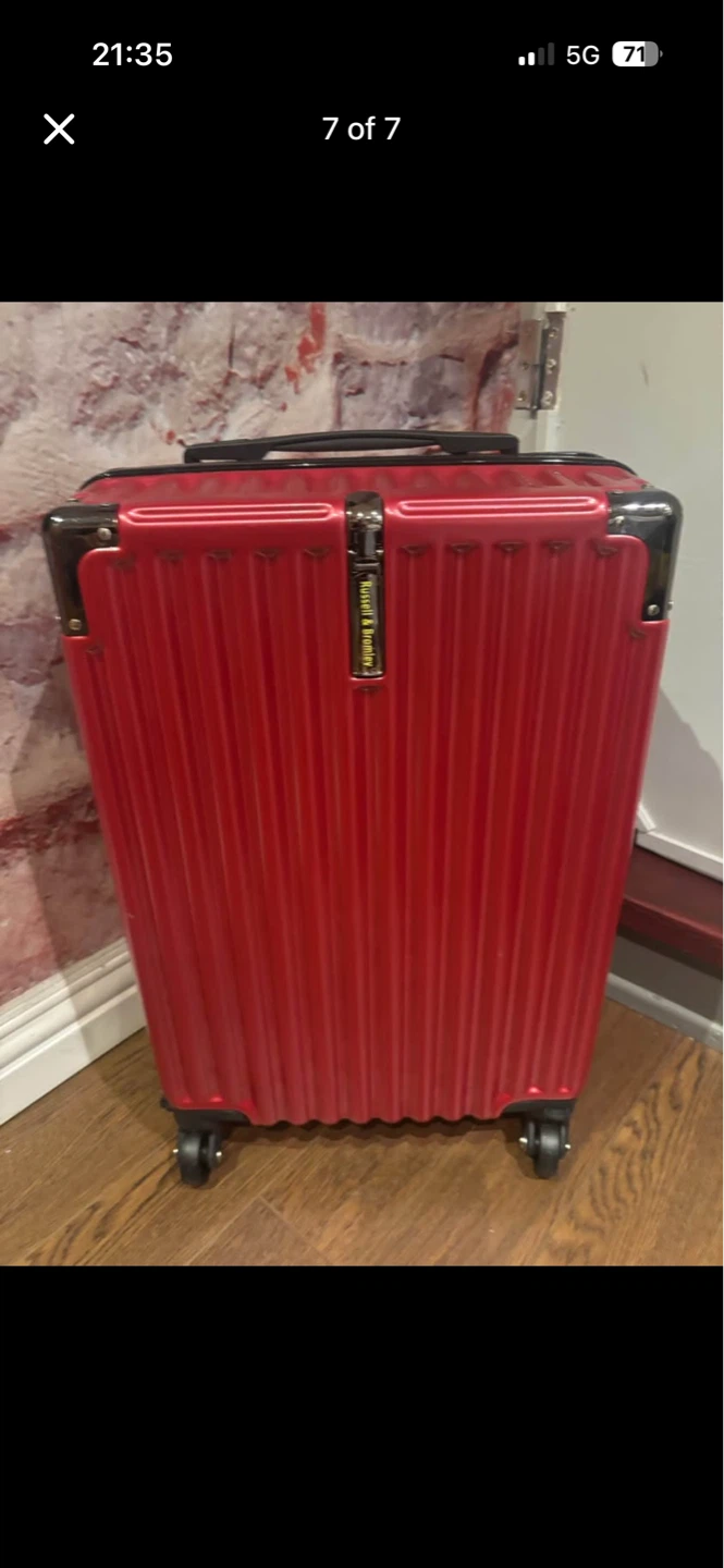 Red Rolling Suitcase - photo 5