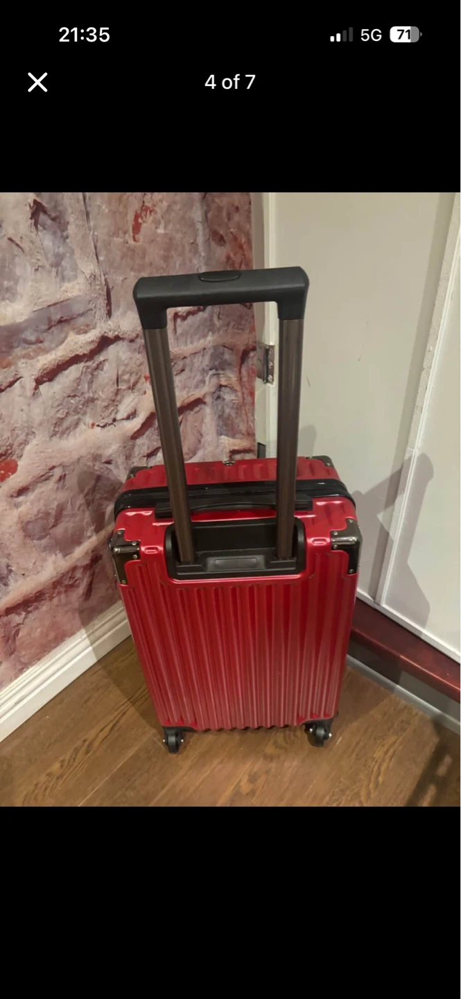 Red Rolling Suitcase - photo 2