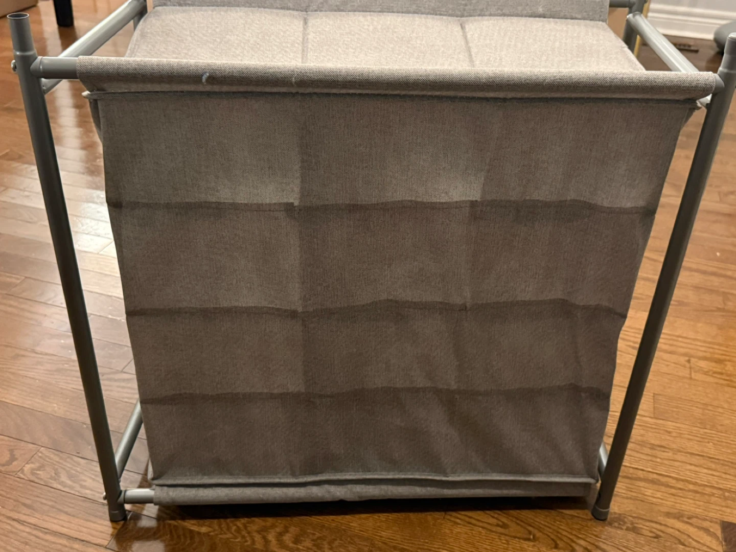Grey Fabric Storage Organizer with Metal Frame - photo 5