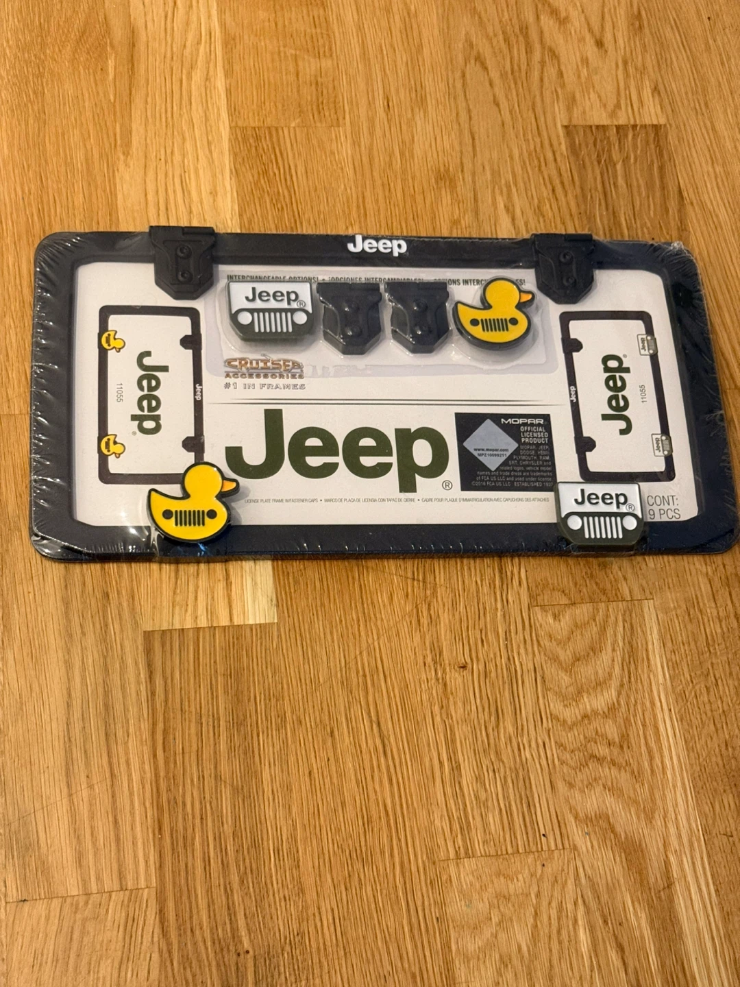 Jeep License Plate Frame & Fastener Kit