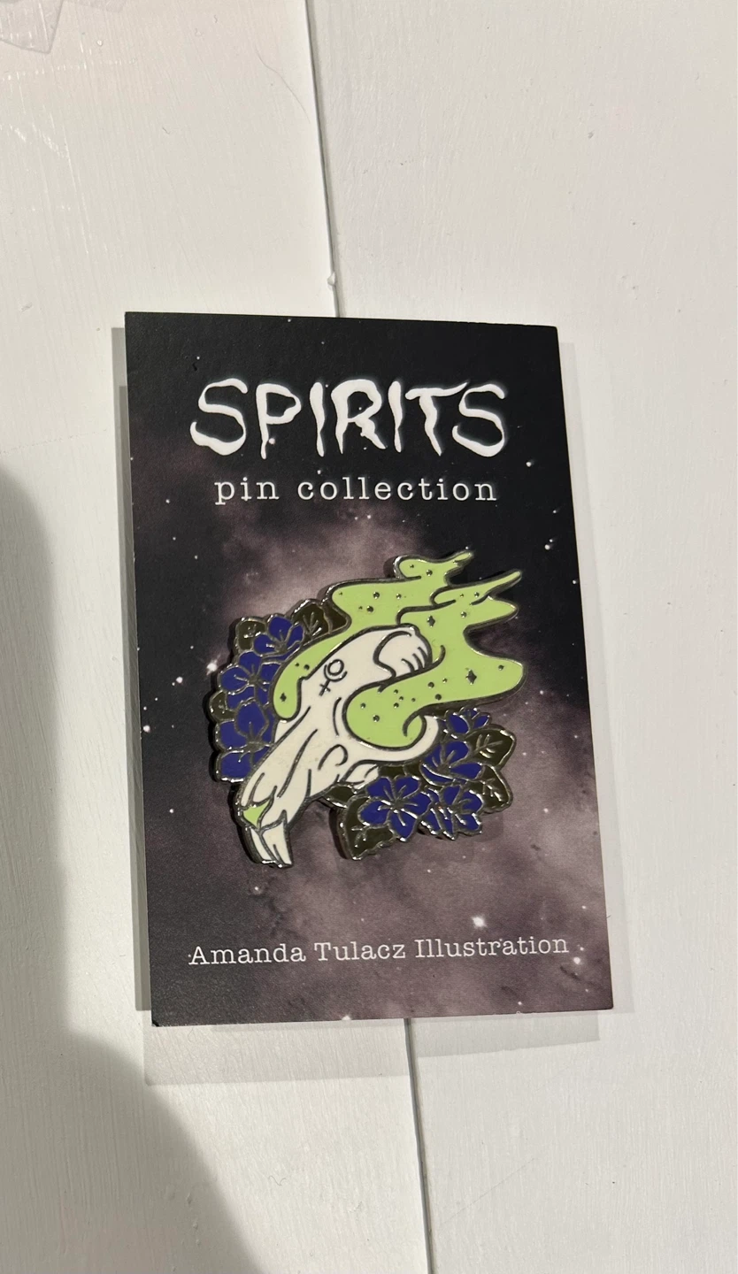 Spirits Skull Enamel Pin