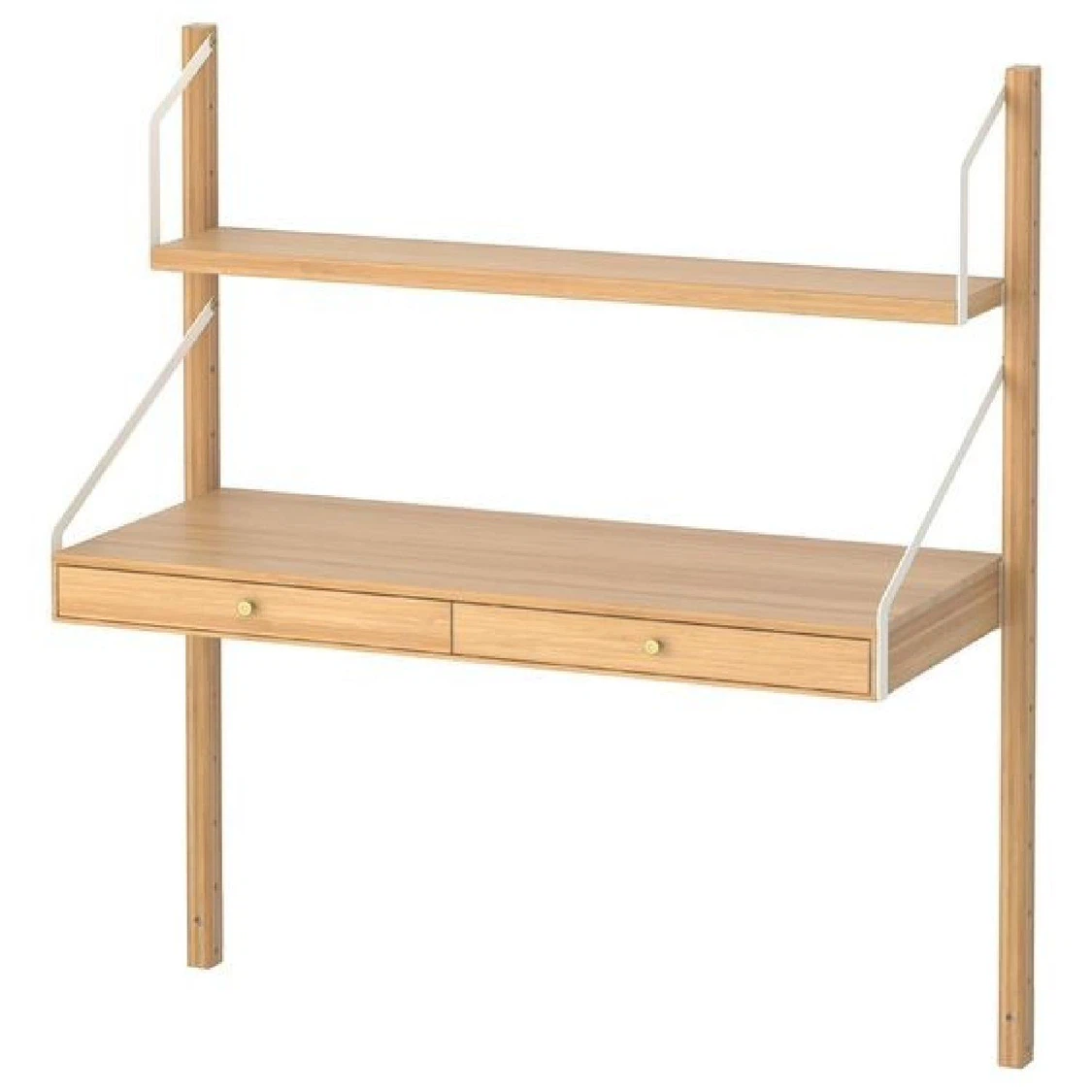 IKEA Wall Mounted Desk with Shelves