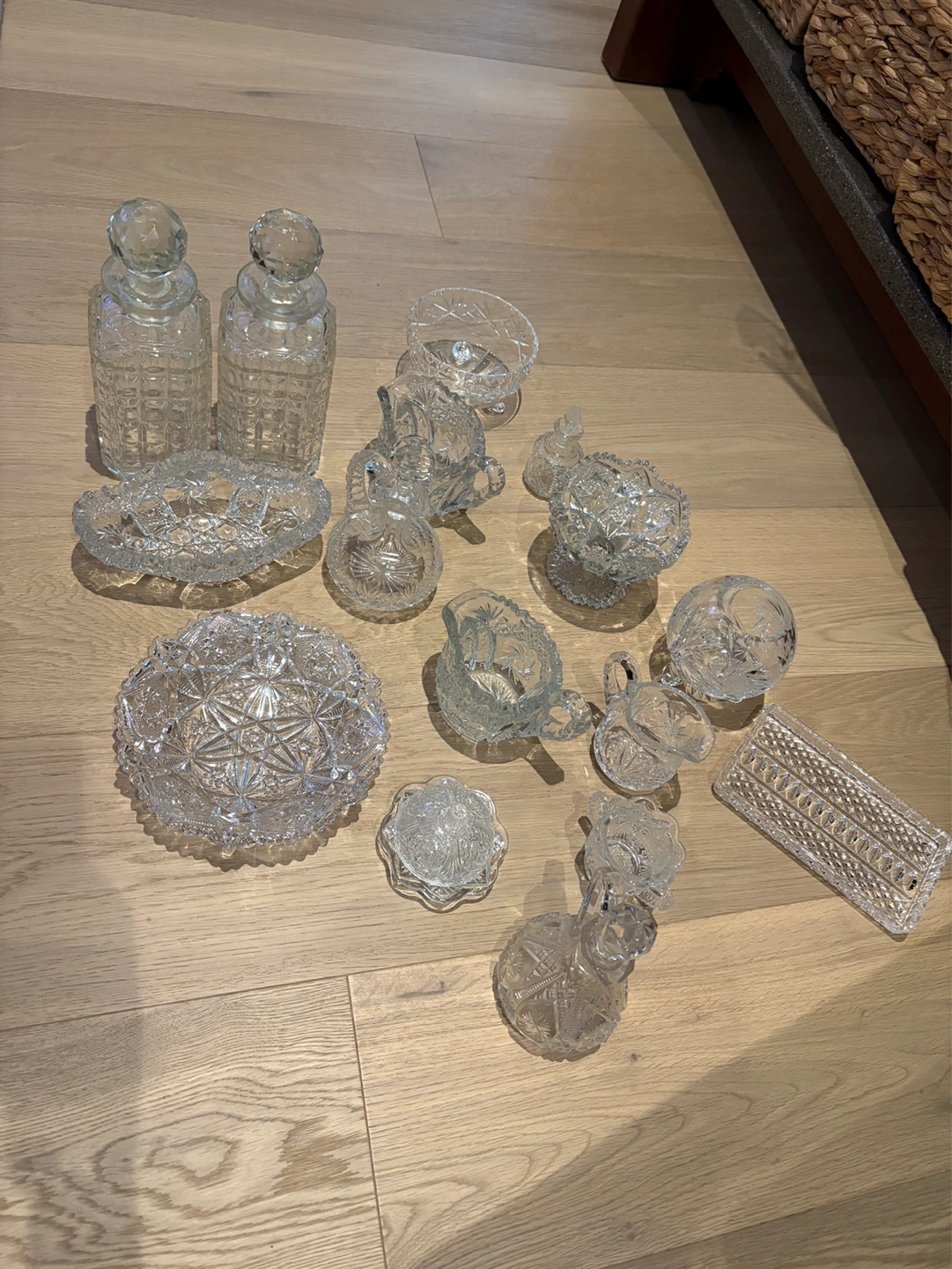 Vintage Crystal Servingware