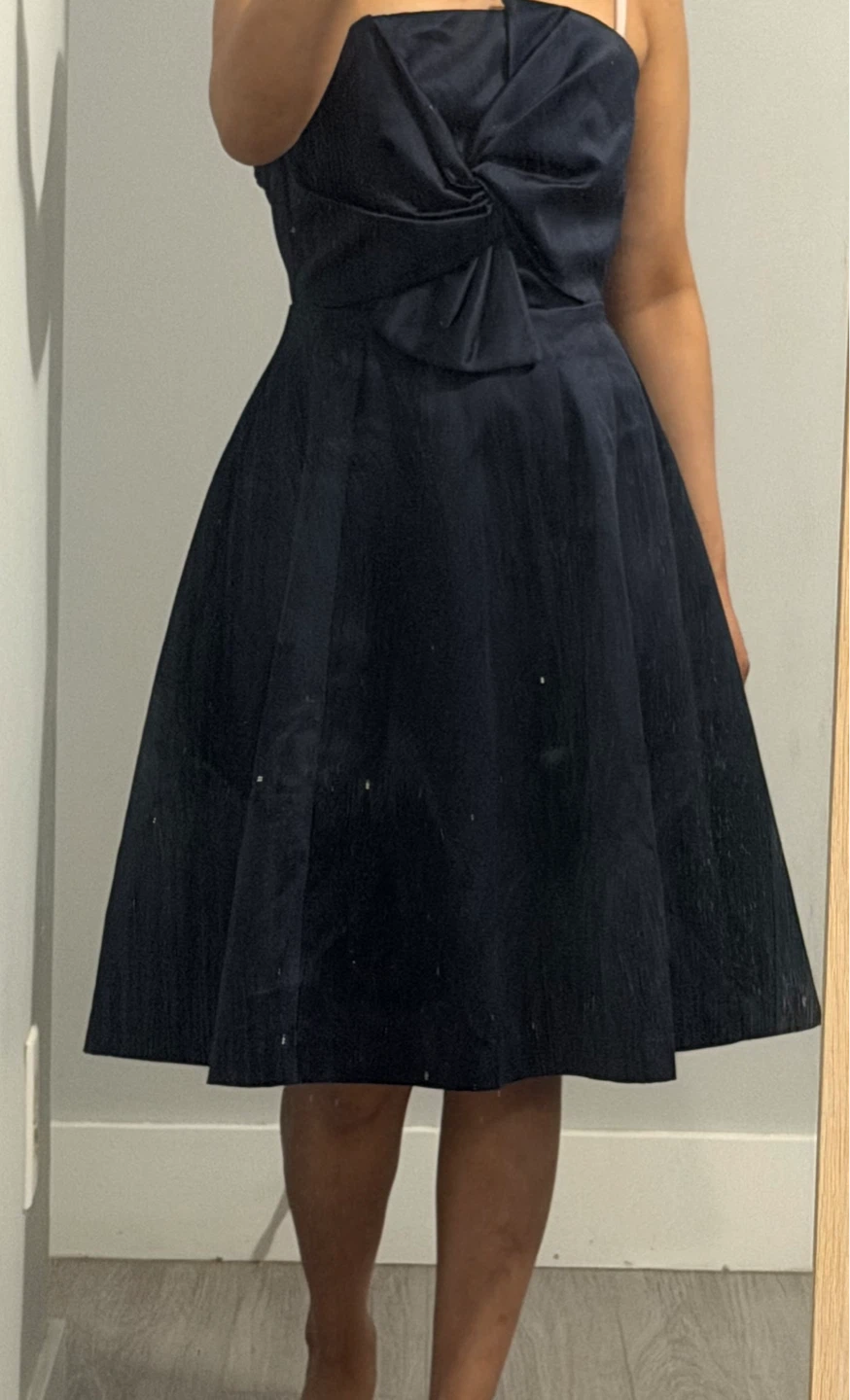 H&M Strapless Navy Dress Size 4