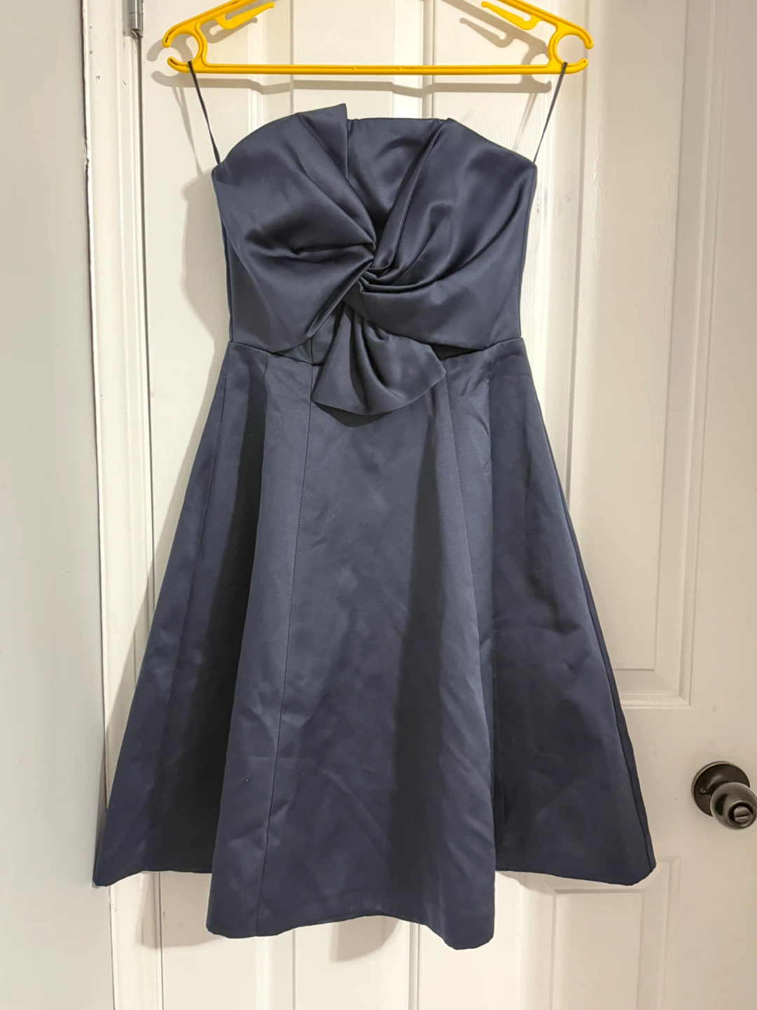 H&M Strapless Navy Dress Size 4 - photo 4