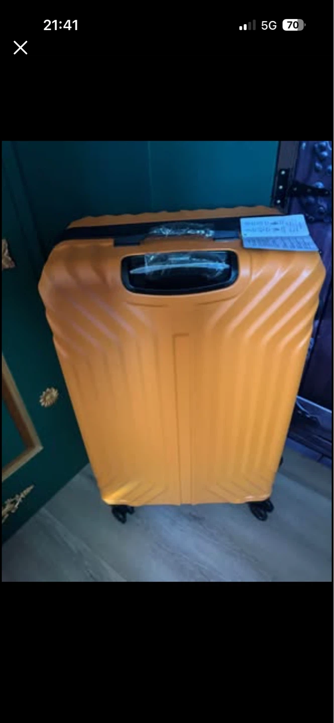 American Traveller Orange Hardshell Spinner Luggage - photo 4