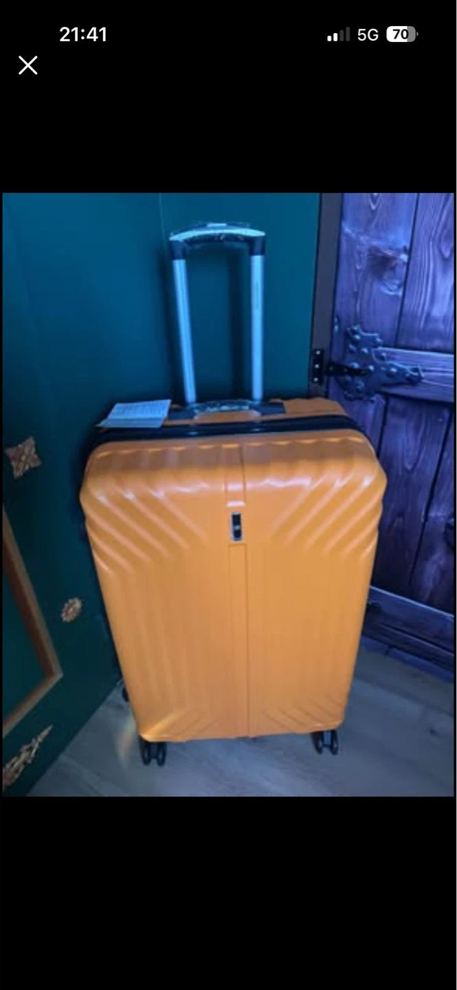 American Traveller Orange Hardshell Spinner Luggage - photo 2