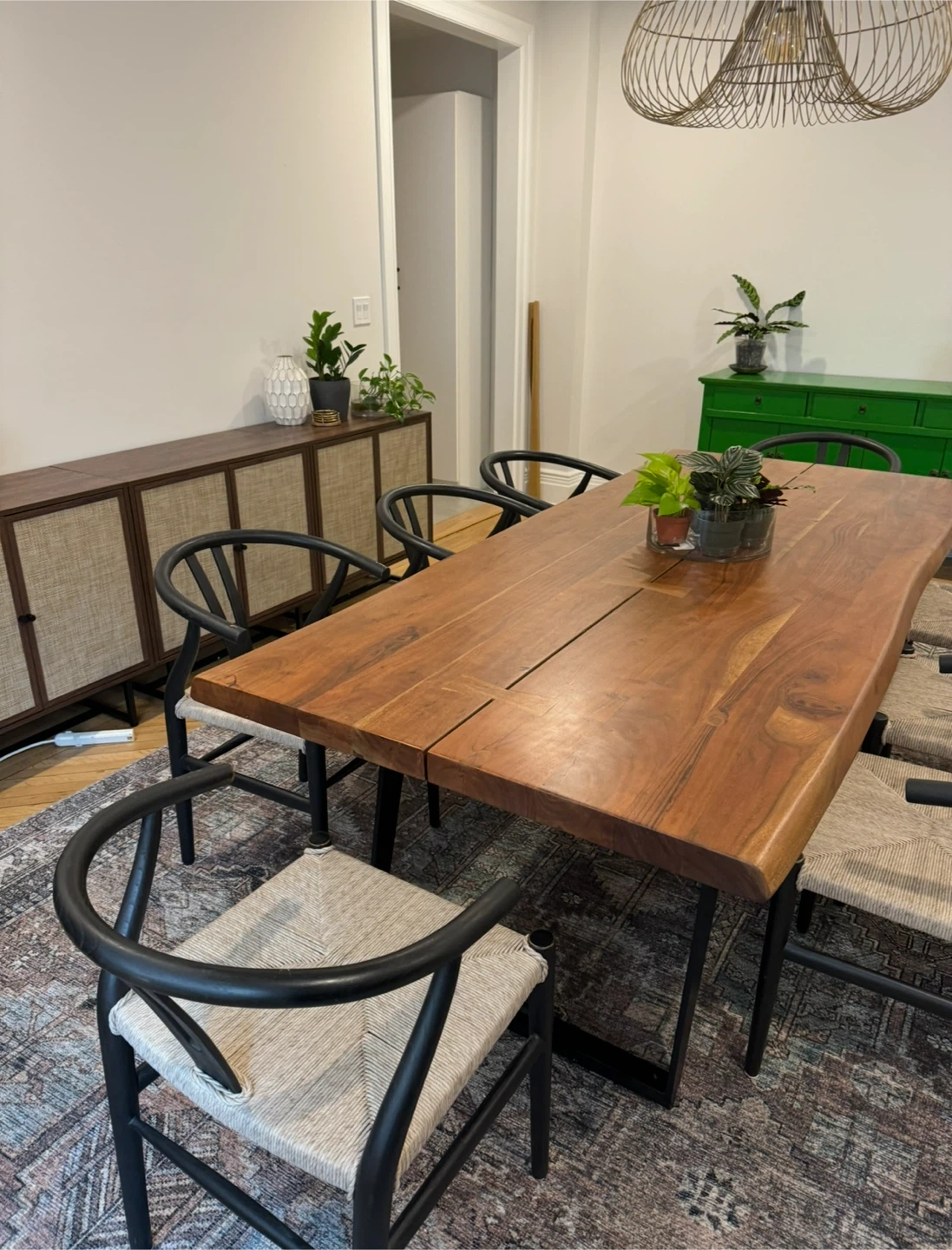 Crate&Barrel Yukon 92” Acacia Solid Wood Dining Table - photo 3