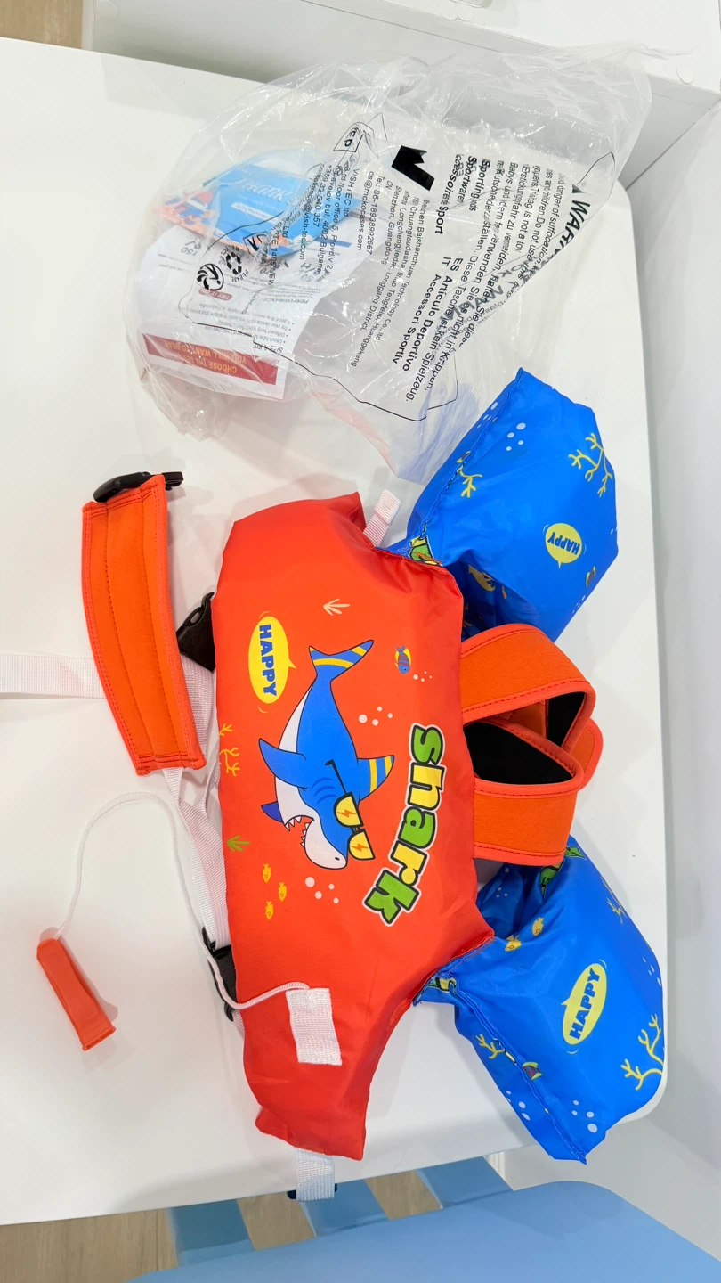 Kids Swim Vest - Shark Design