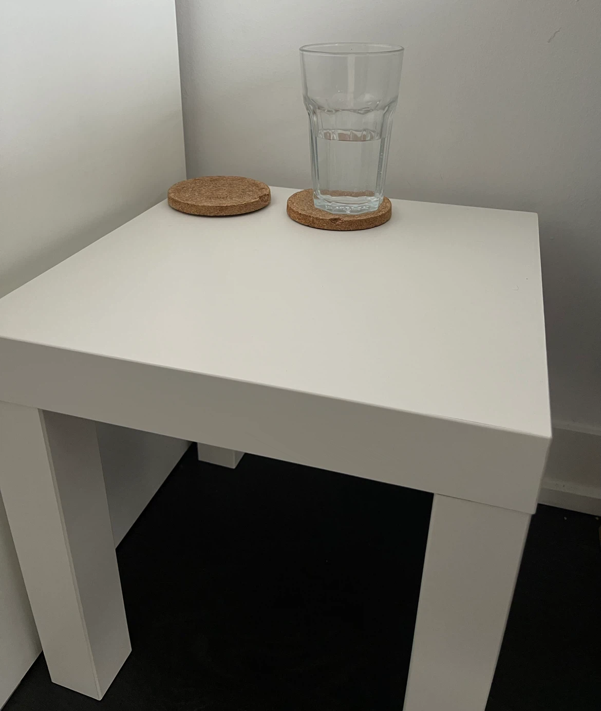 Moving Out Sale- 2 White Side Tables