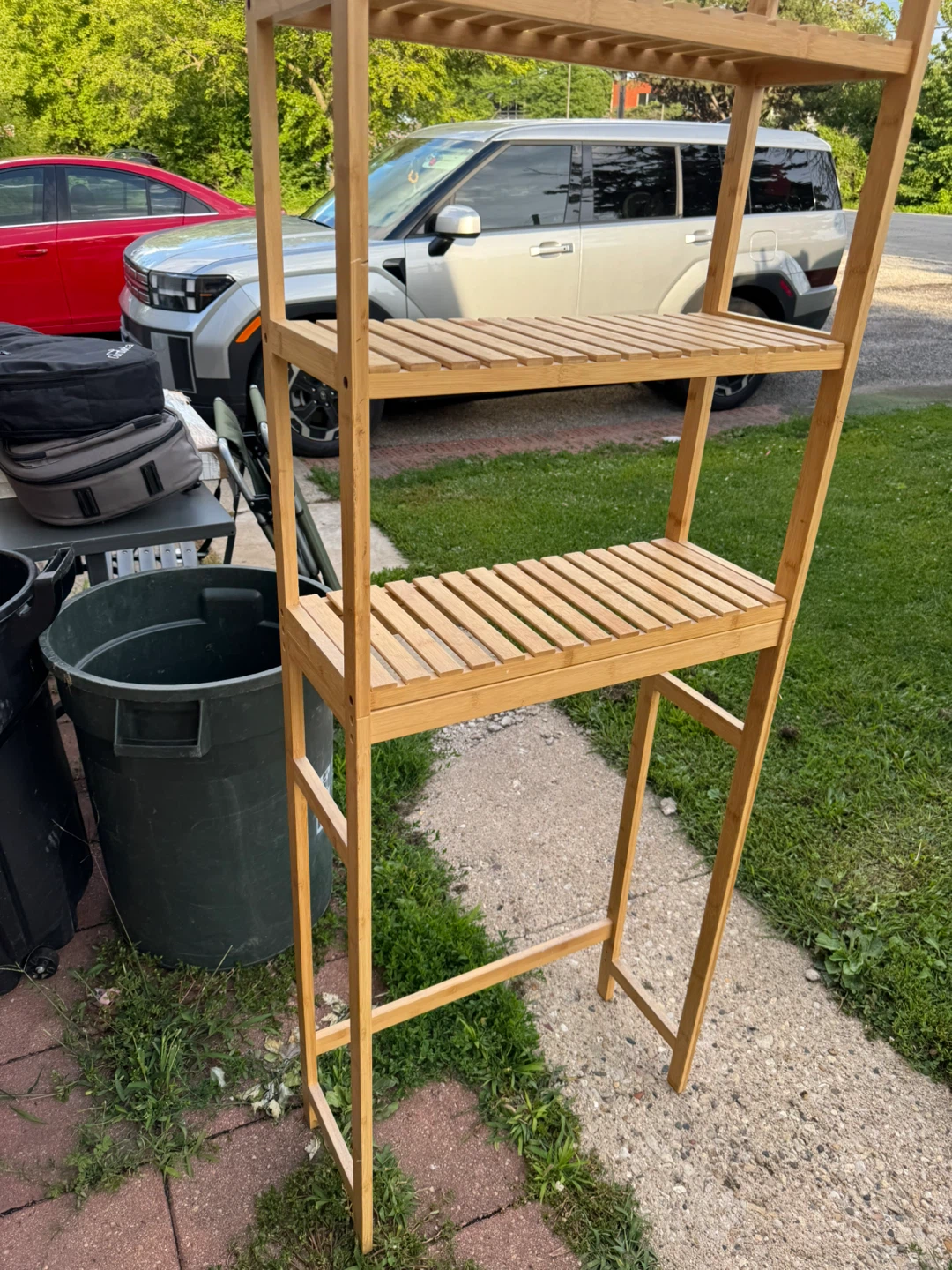 Bamboo 3-Tier Shelf Unit