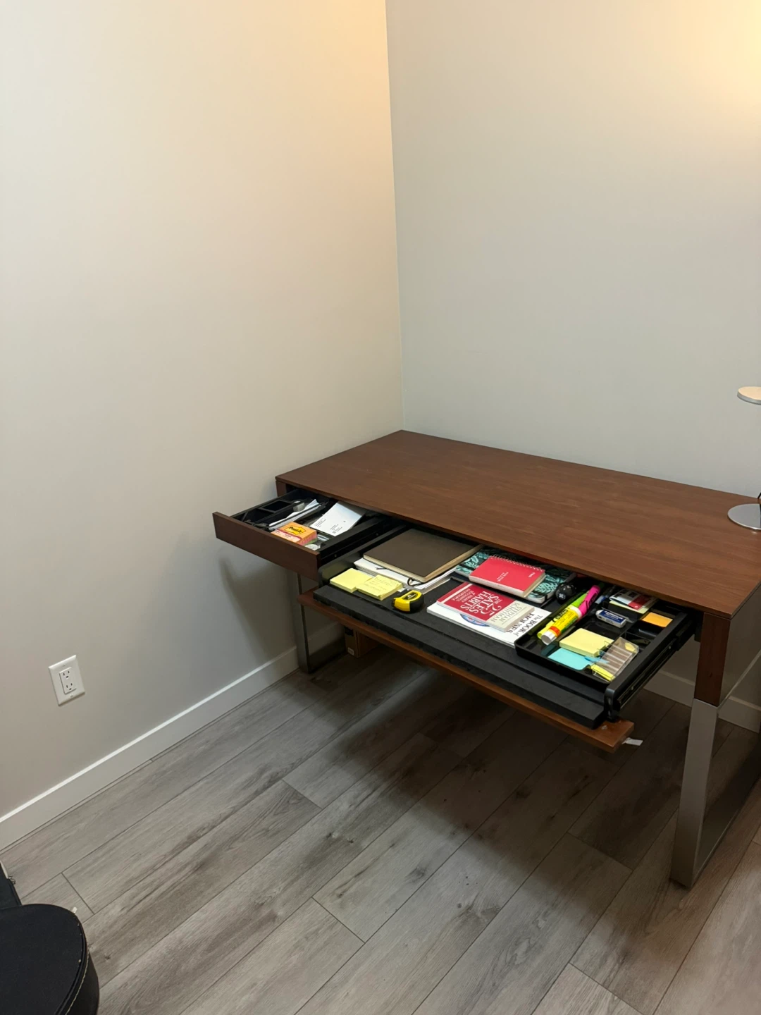 Wooden Desk with Metal Legs - photo 4