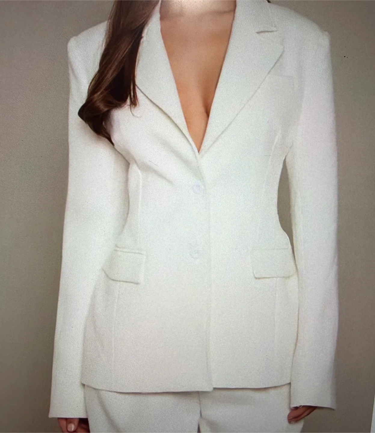 House of CB White Blazer - photo 2