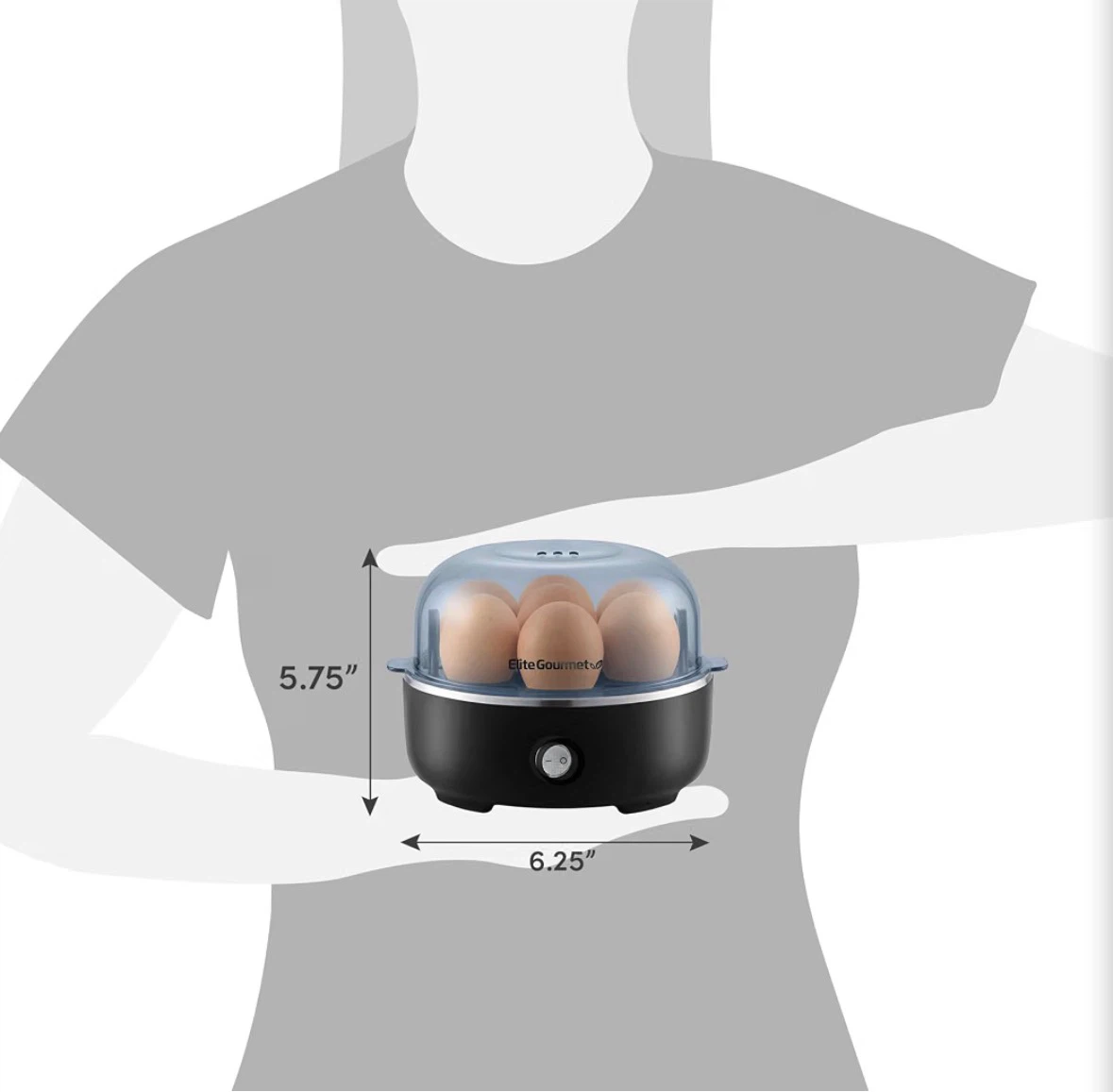 Elite Gourmet Electric Egg Cooker - photo 2