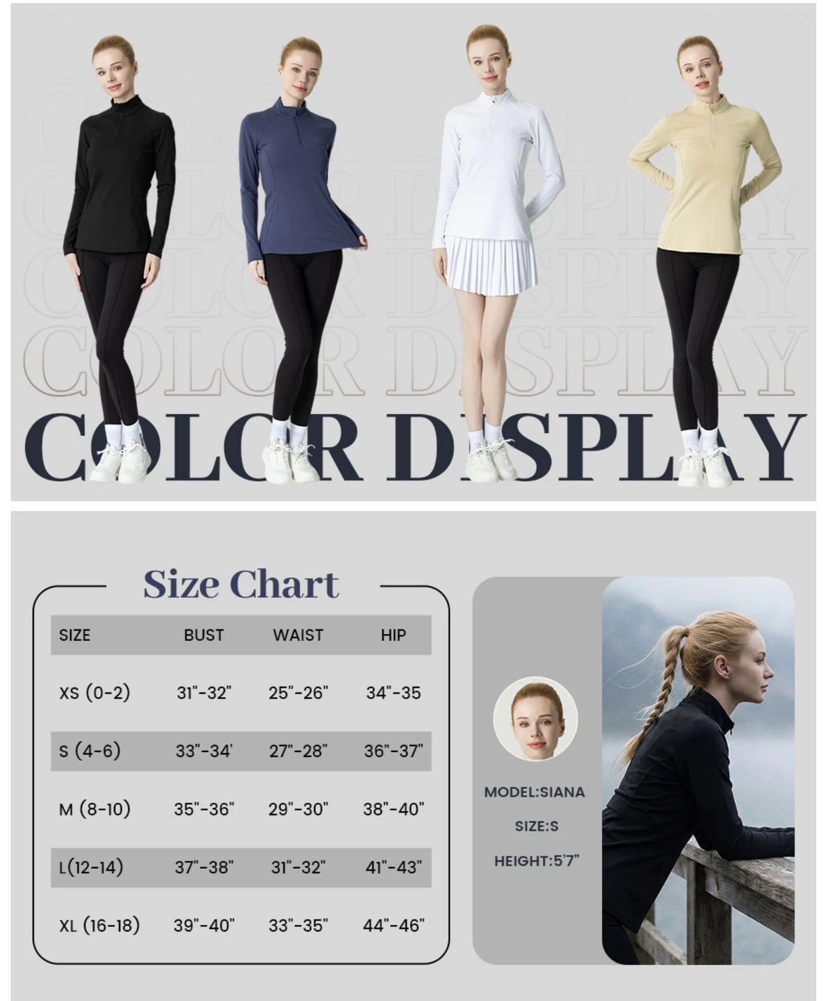 New Women's sporty Zip-Up Jackets