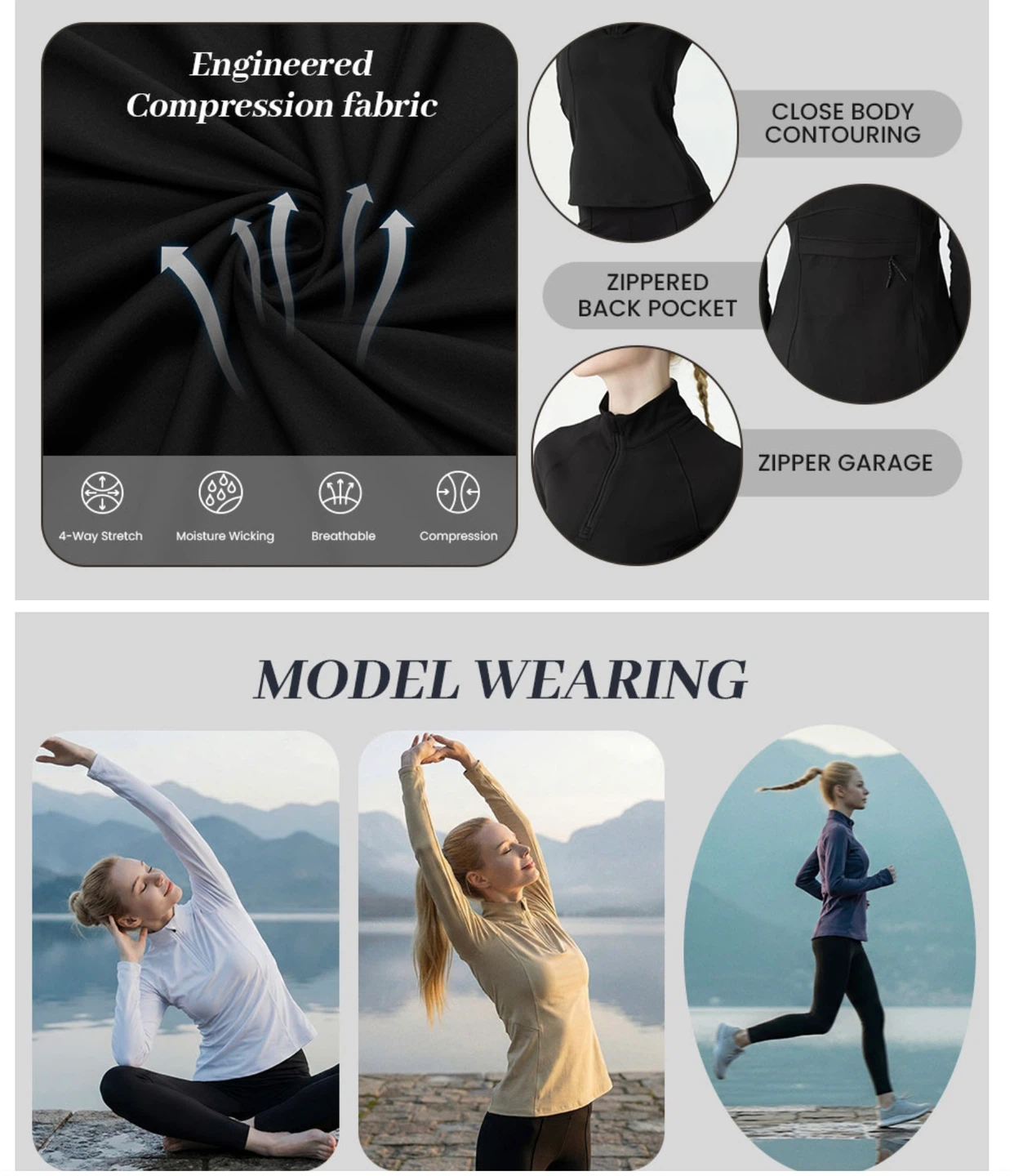 New Women's sporty Zip-Up Jackets - photo 5