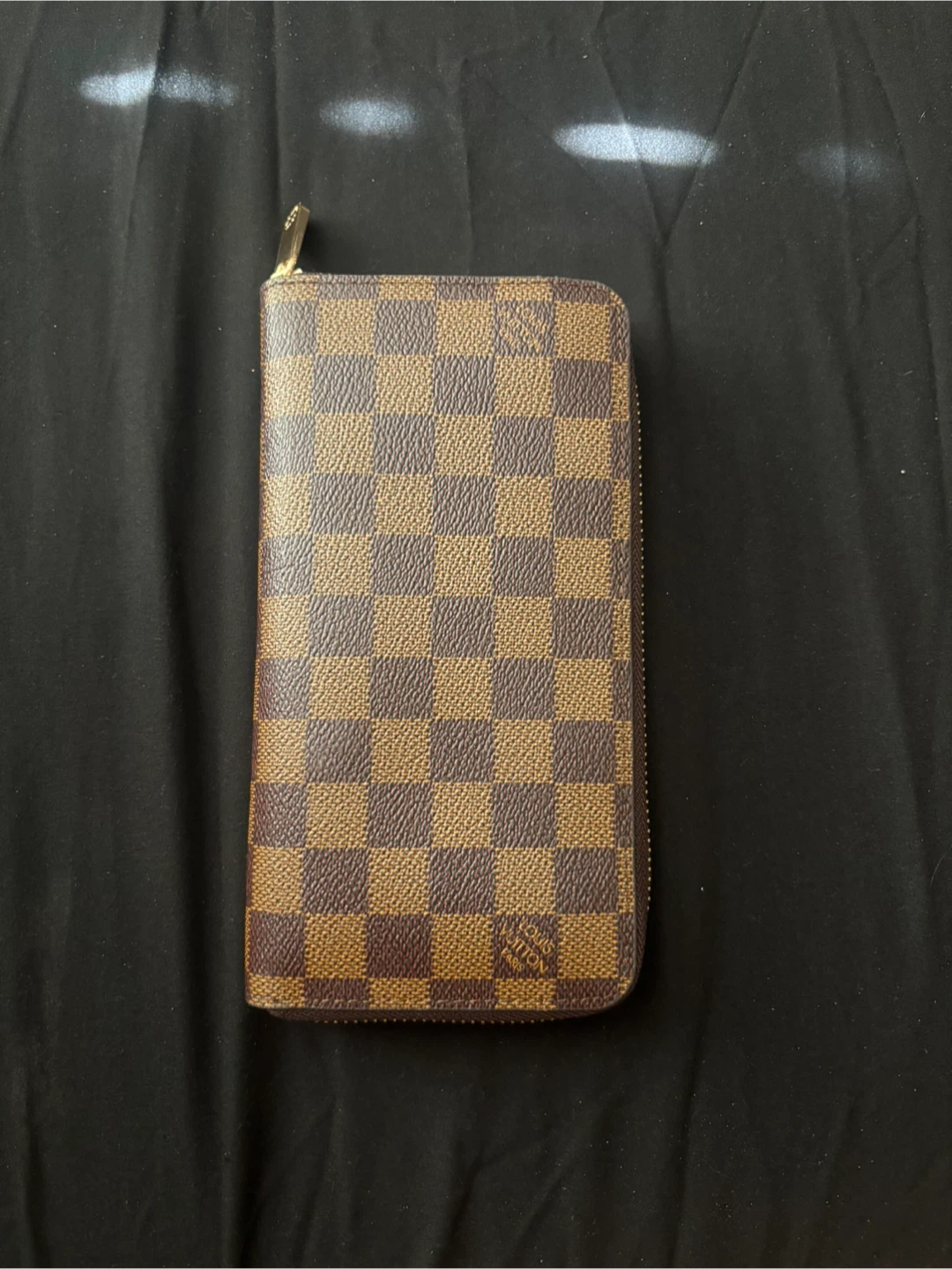 Louis Vuitton Damier Ebene Zip Around Wallet