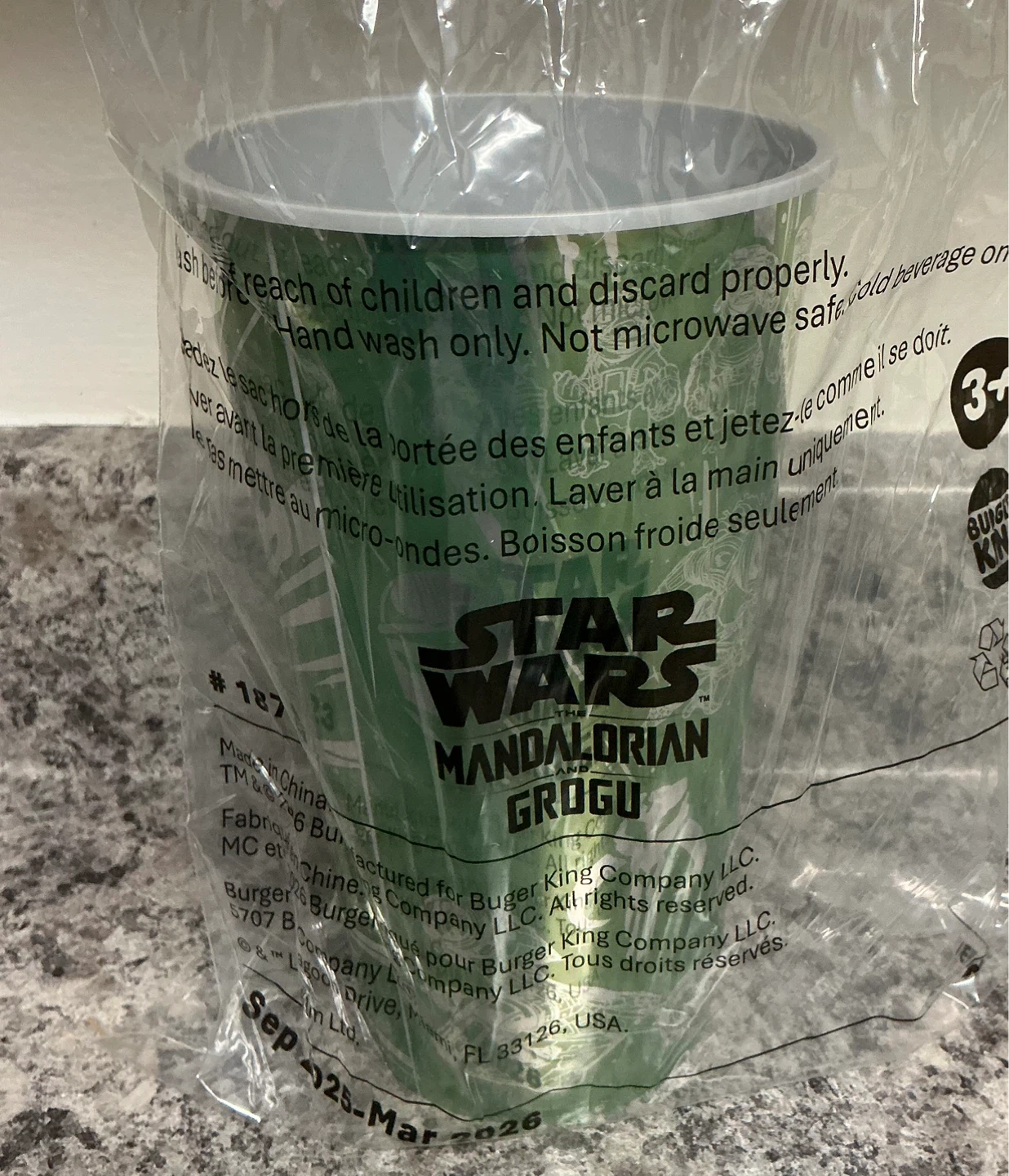 Star Wars The Mandalorian Grogu Cup - photo 2