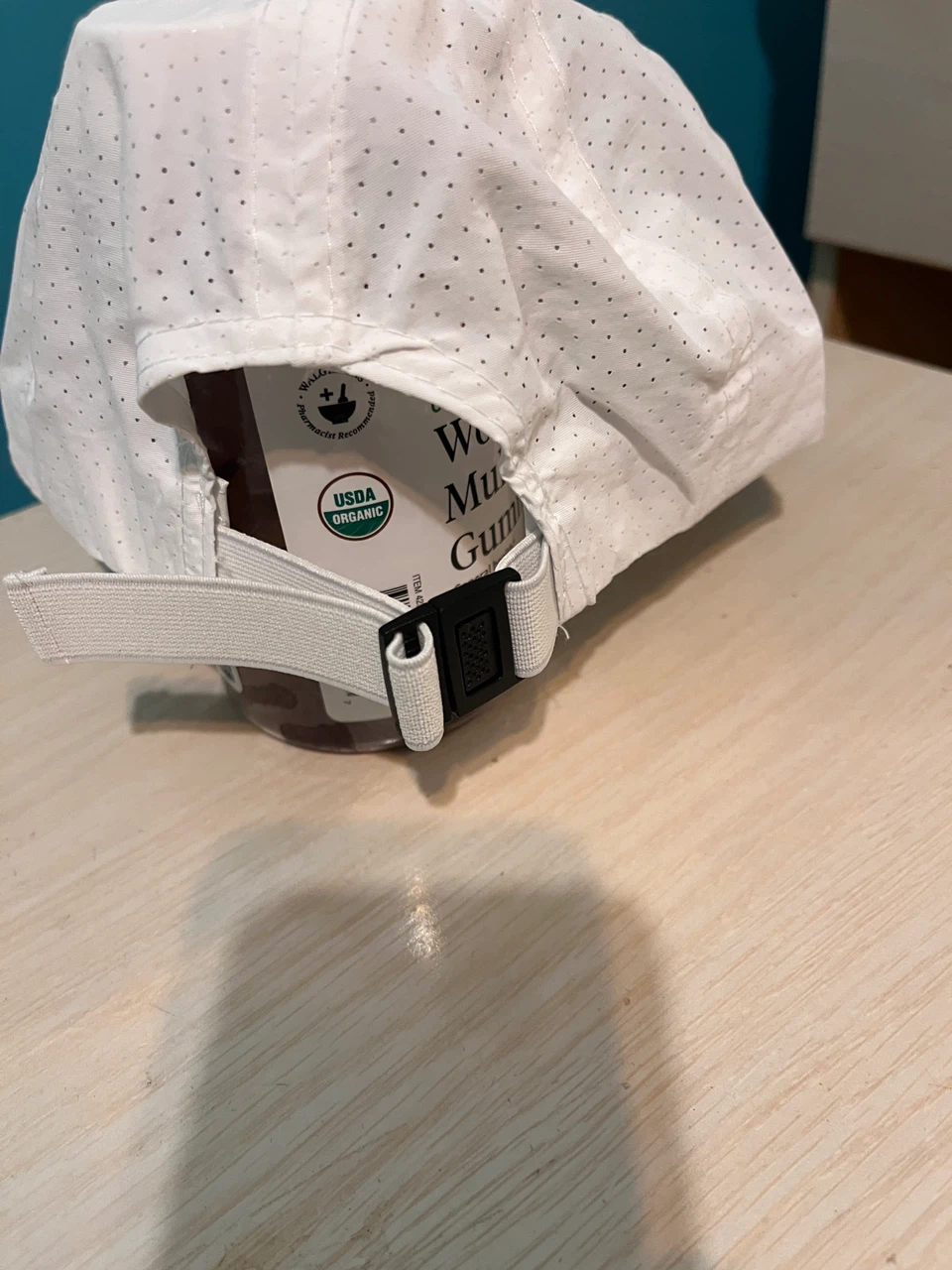 AGIBOT White Perforated Athletic Cap - photo 3