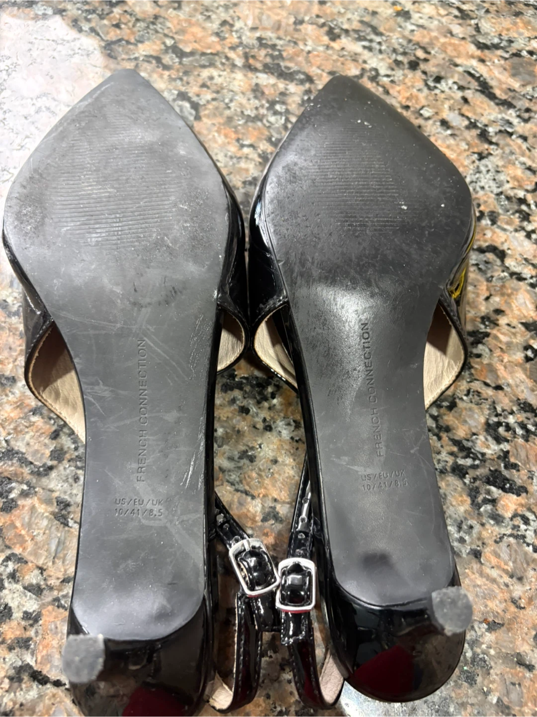 French Connection Black Patent Heels - photo 3