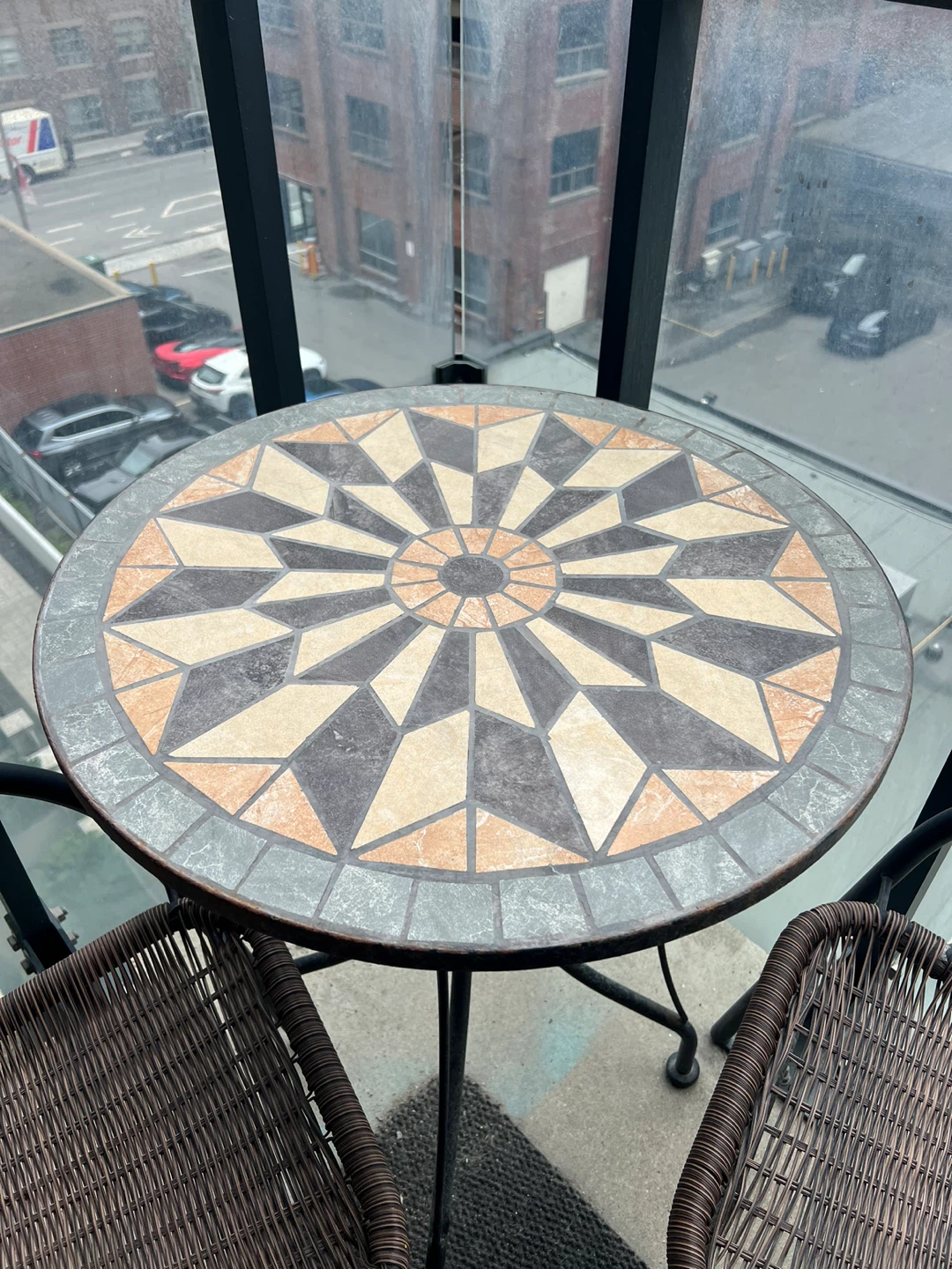 Mosaic Bistro Table and Chairs Set - photo 4