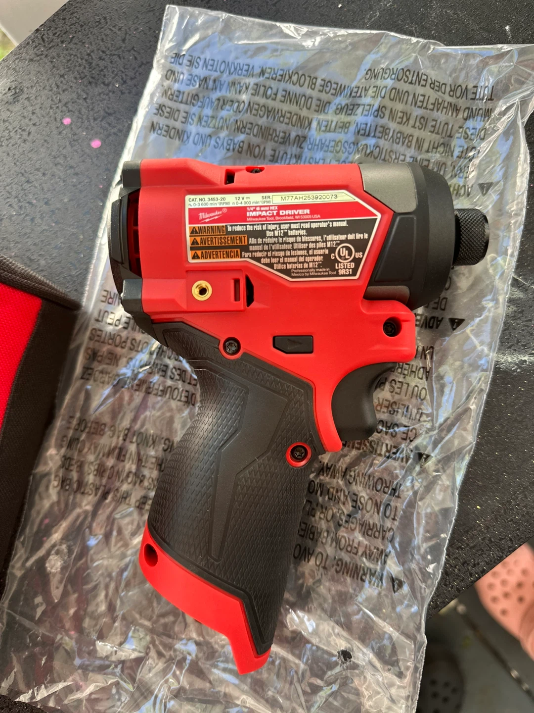 Milwaukee M12 FUEL 1/4” Hex Impact Driver – Tool Only (New) - photo 2