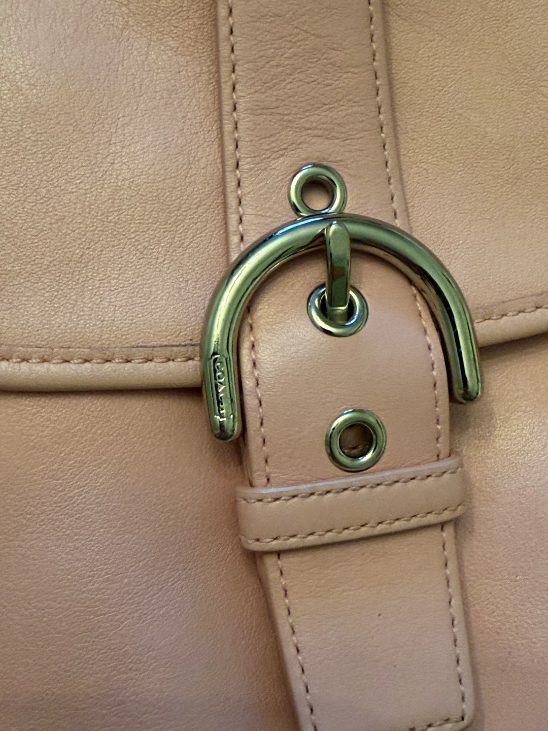 Vintage Y2K Coach pink leather crossbody bag - photo 5
