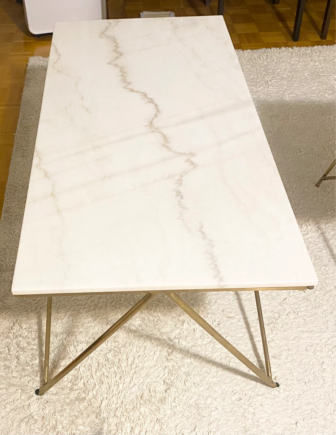 Marble Top Coffee Table Set - photo 4