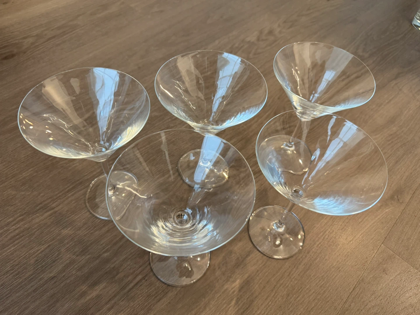 Clear Glass Martini Glass (set of 5) - photo 3