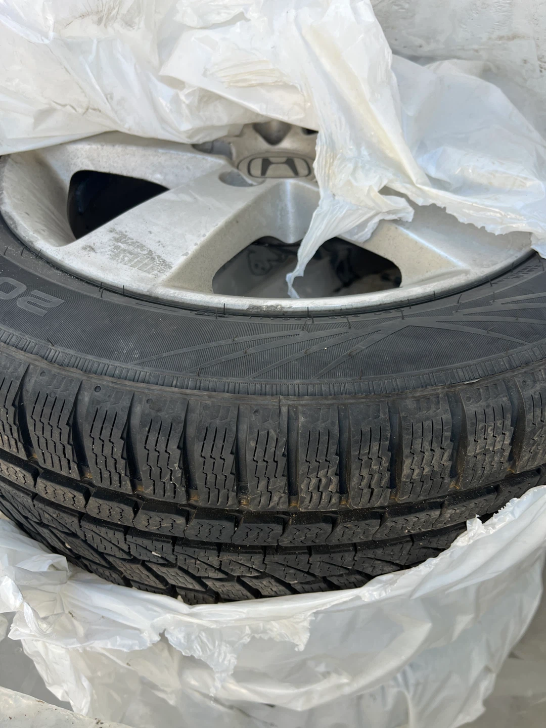 Honda Winter Tires on Rims