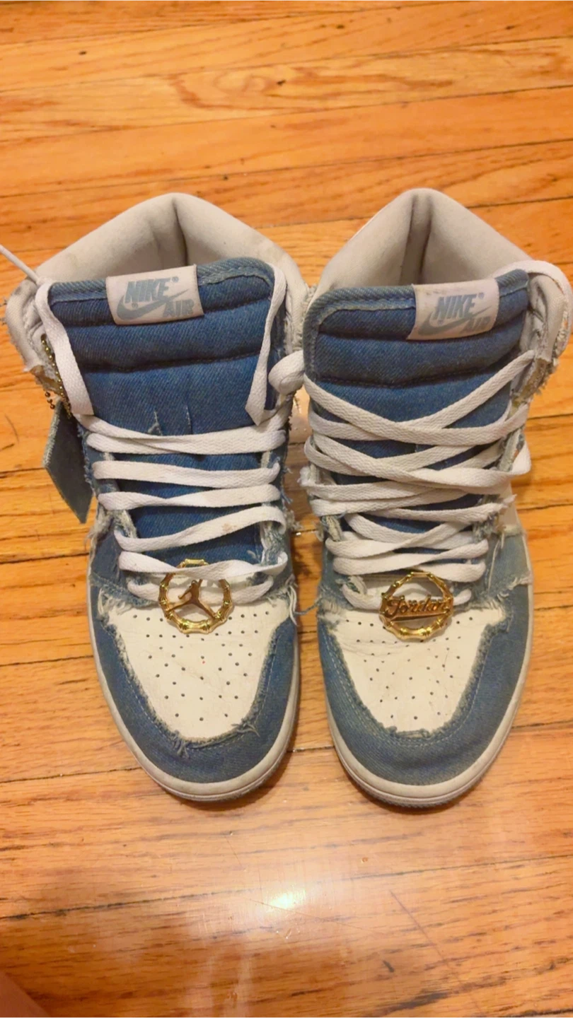 Nike Air Jordan 1 High Denim Sneakers