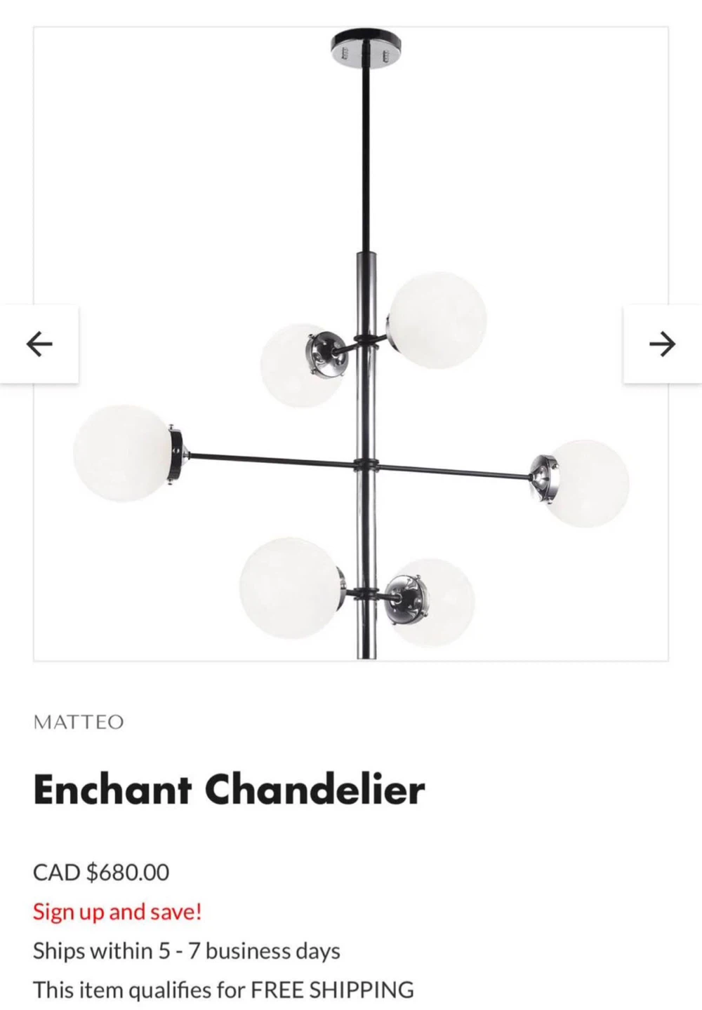 Modern Sputnik Chandelier - photo 4