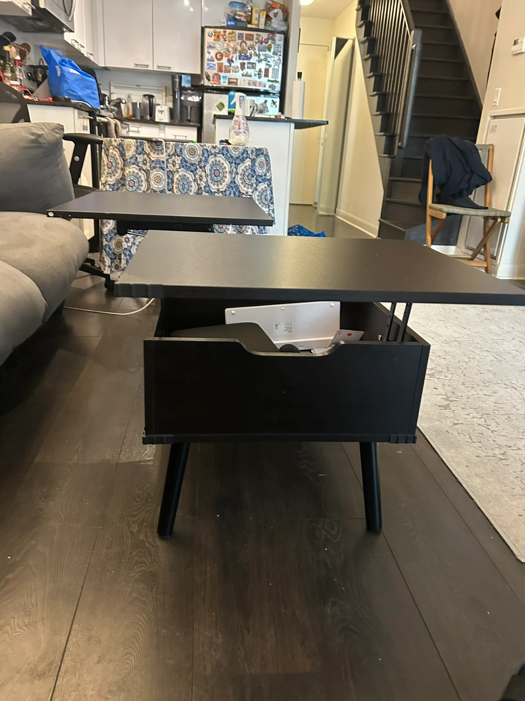Black Lift Top Coffee Table - photo 3